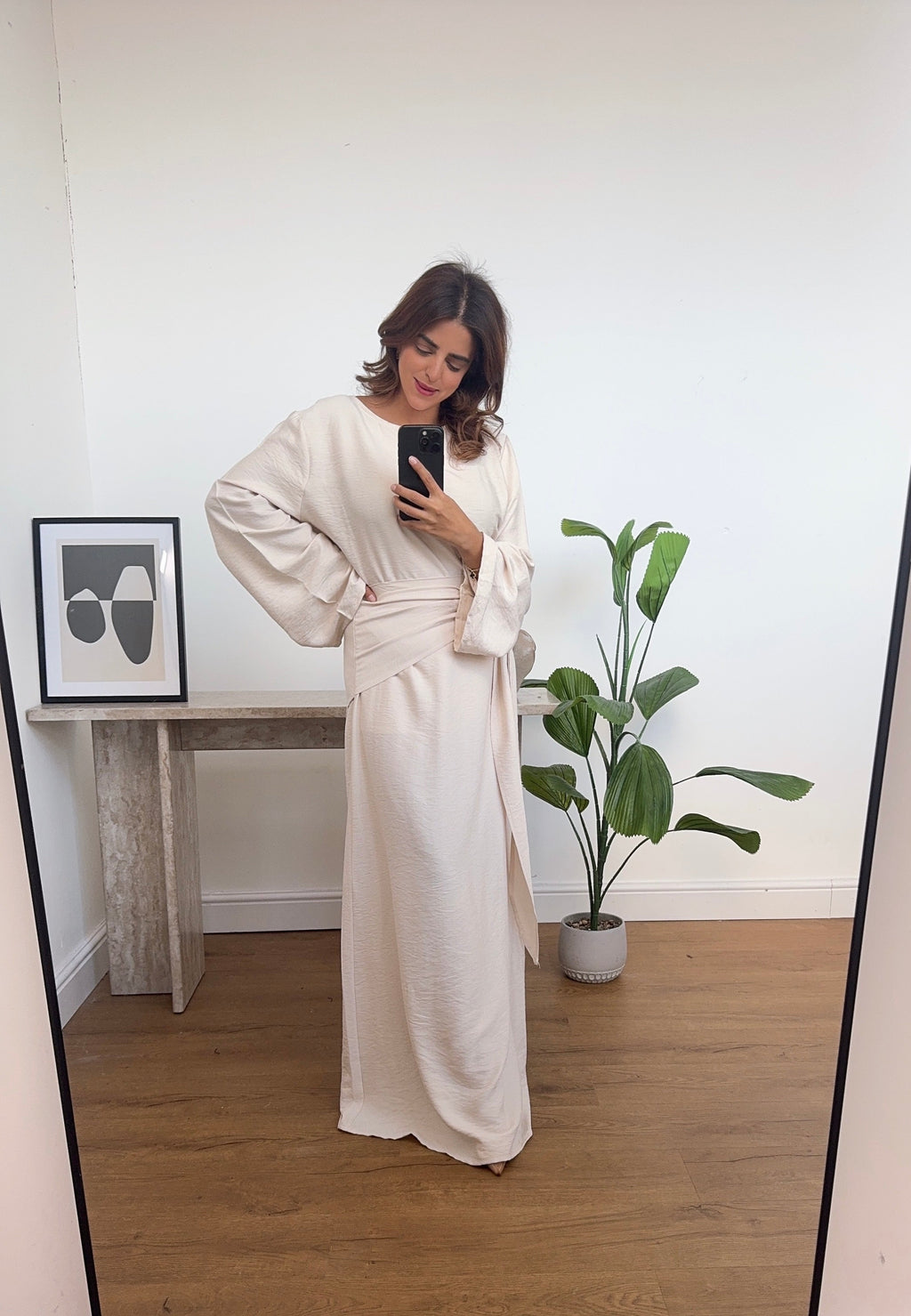 BEIGE DEUX PIÈCES ENSEMBLE - KASRA