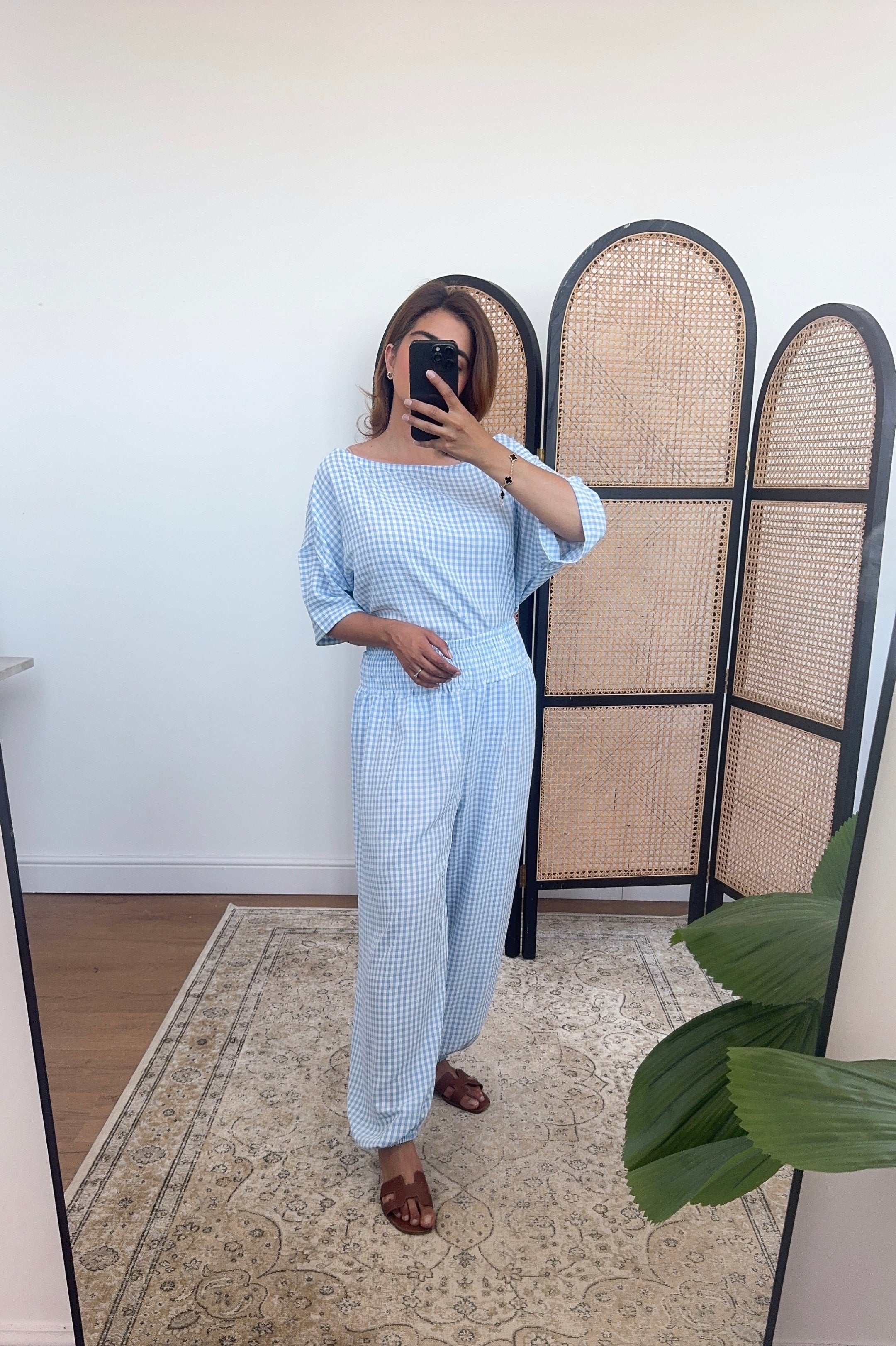 ENSEMBLE VICHY BLEU - RERA