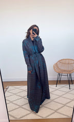 DANI IMPRIMÉ KIMONO NOIR/BLEU