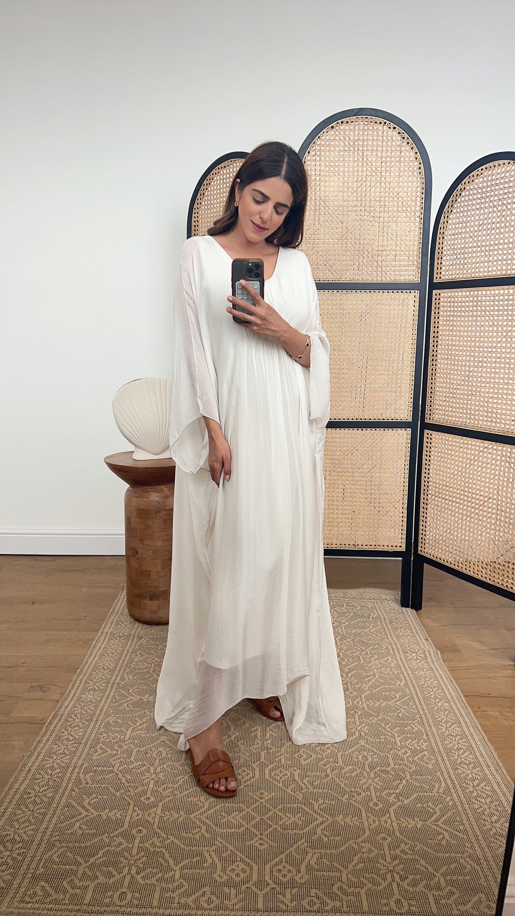 SANNE ROBE EN IVOIRE