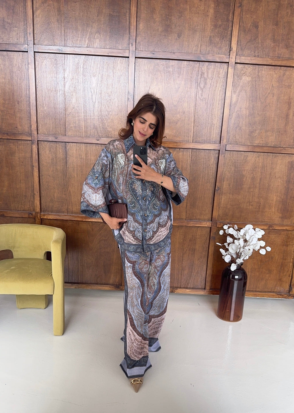 LUXE BOHEMIAN CACHEMIRE ENSEMBLE - SERAFIA