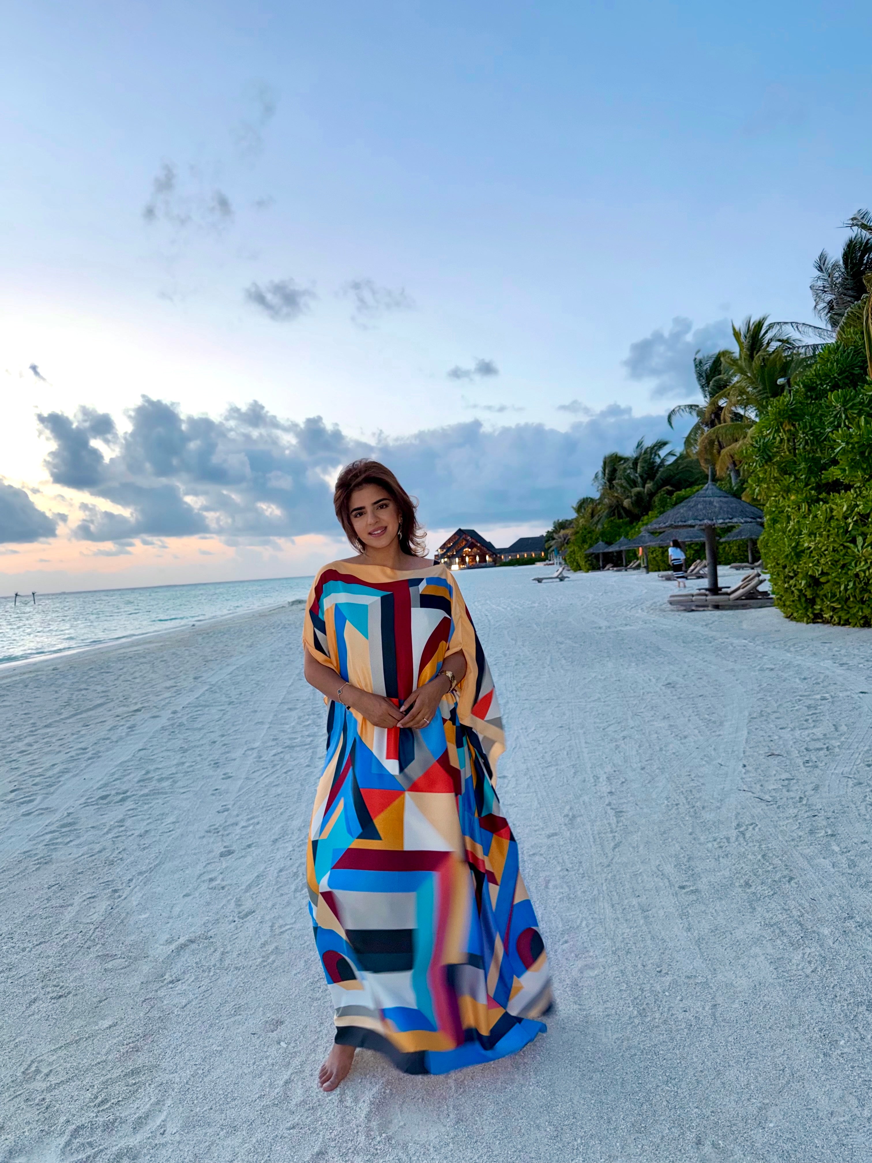 Mosaic kaftan dress- Yair - 2
