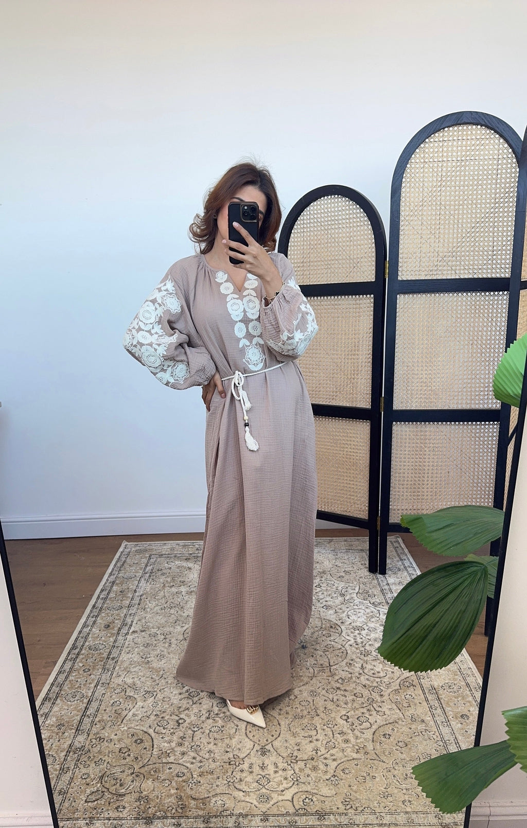 ROBE COTON NUDE - YENA