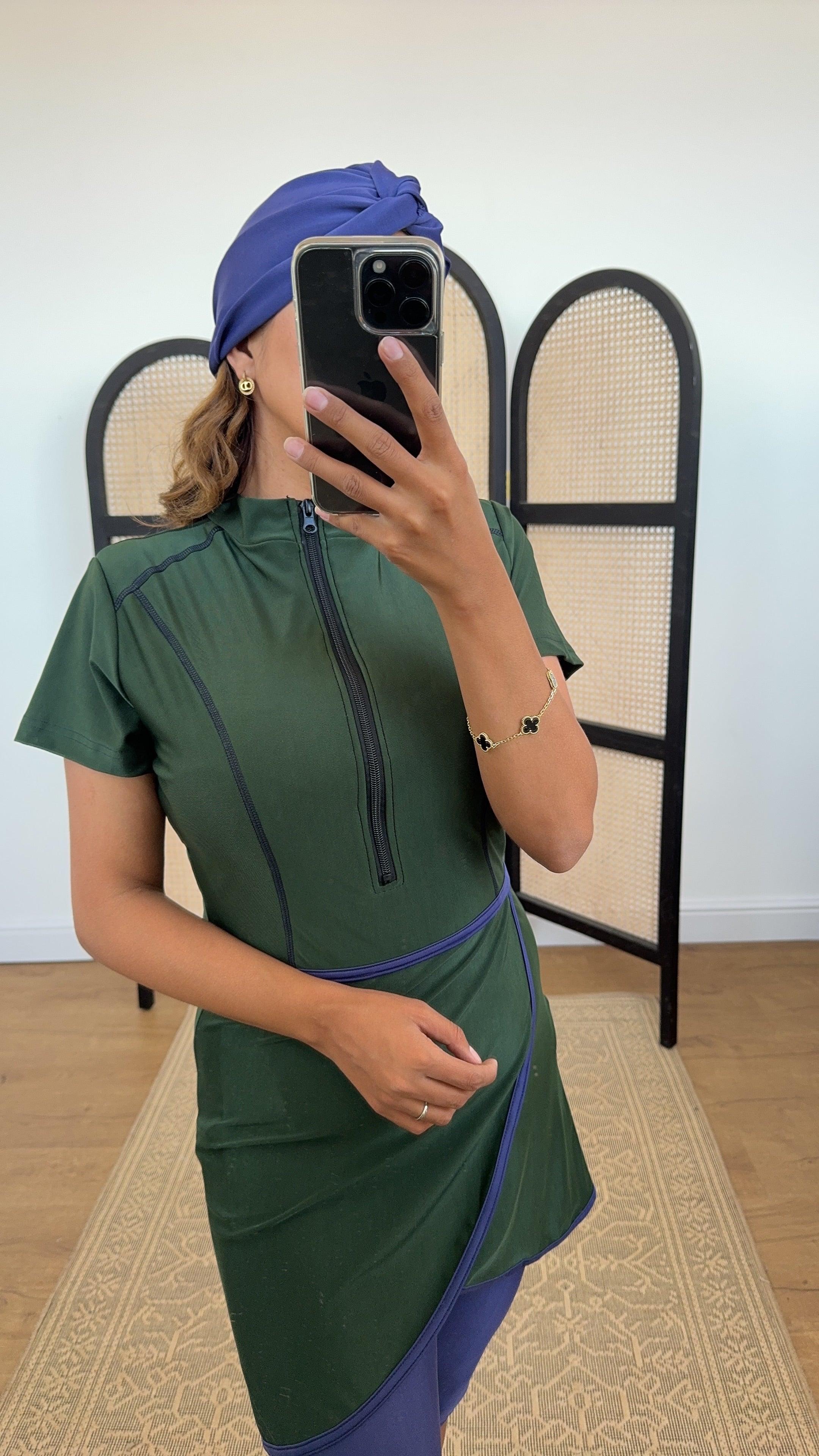 ZANIA MAILLOT DE BAIN EN VERT