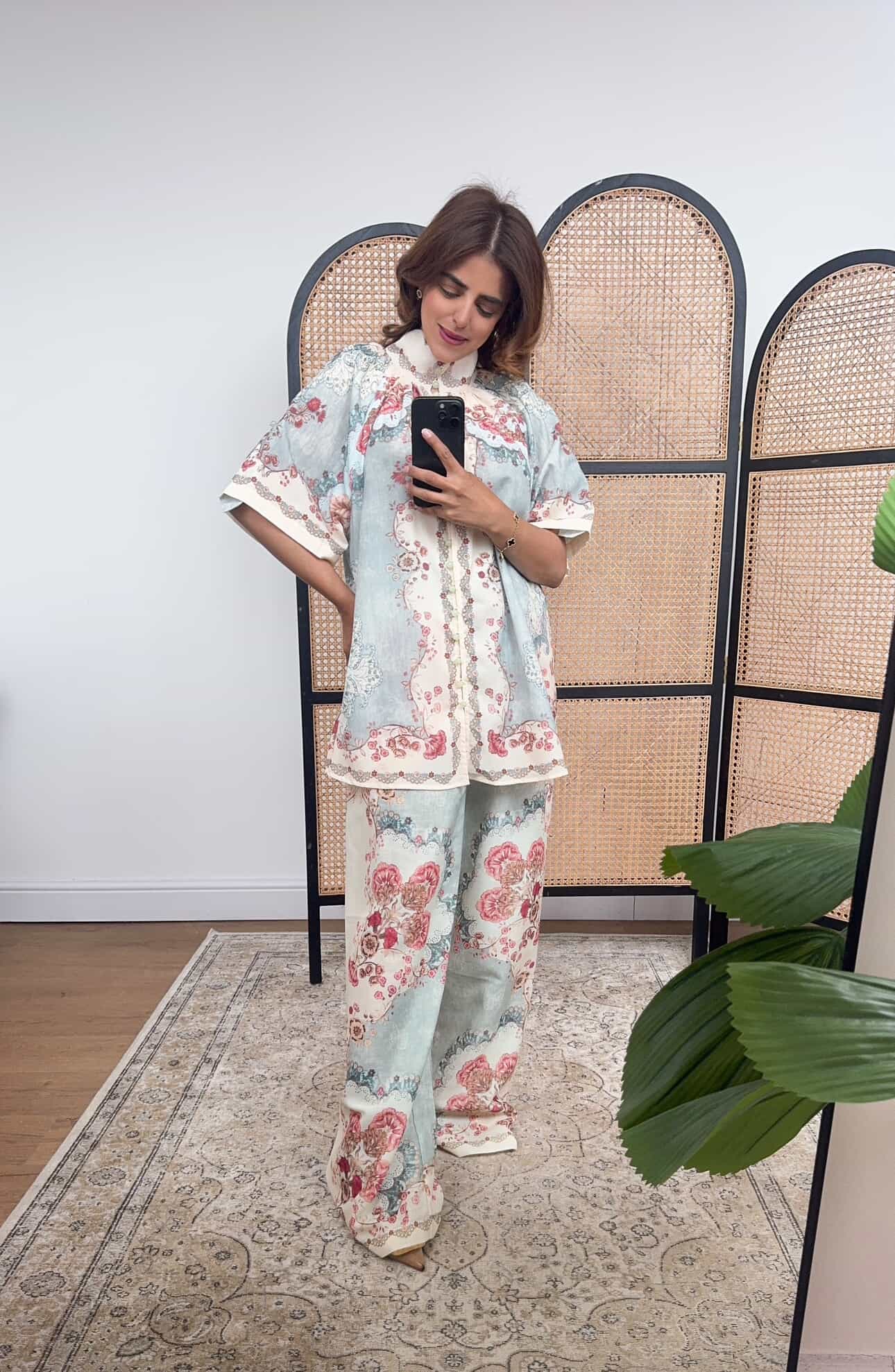 ENSEMBLE FLEURI BLEU - TERZA