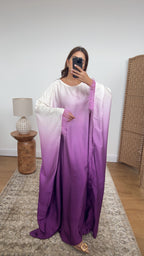 ANALIA CAFTAN EN OMBRÉ PURPLE