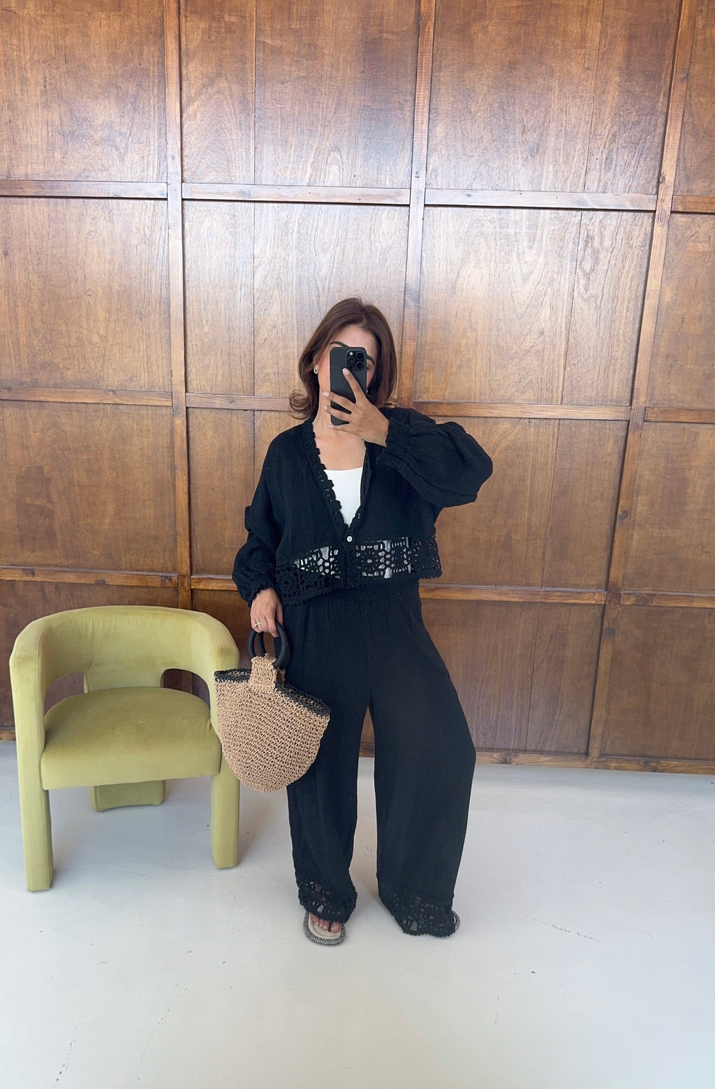 ENSEMBLE CROCHET NOIR - HALI