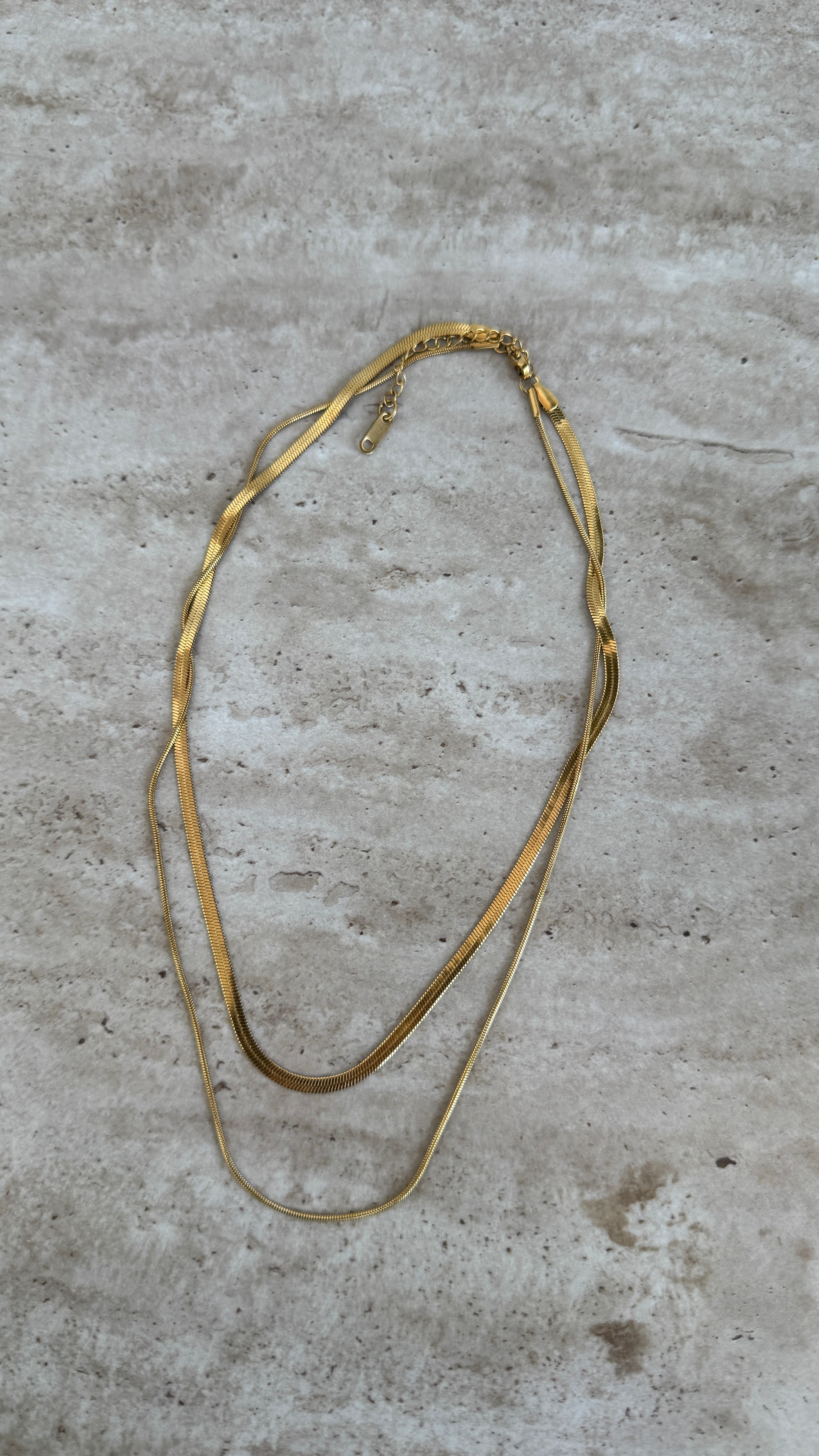 COLLIER LAYERED DORÉ