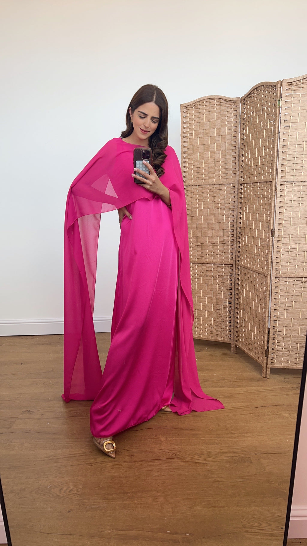 SAI ROBE EN CERISE