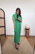 LEONA ROBE EN VERT