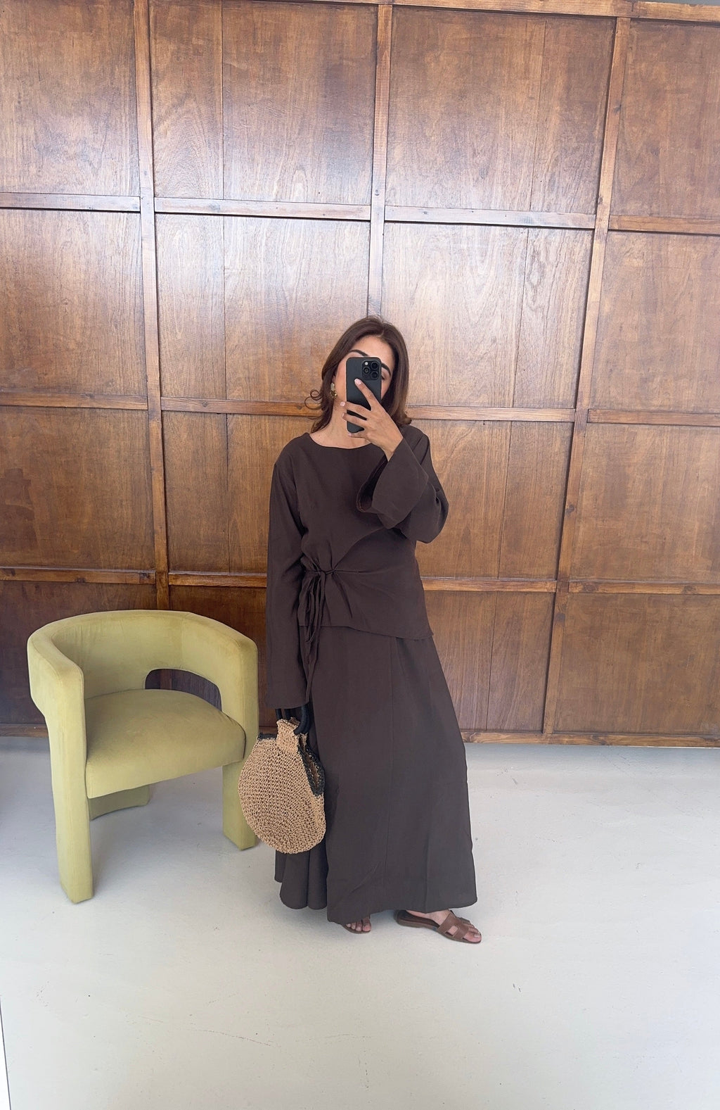 ENSEMBLE JUPE NOUÉ TAILLE COCO - AVILNA