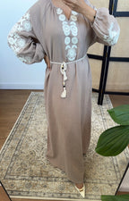 ROBE COTON NUDE - YENA