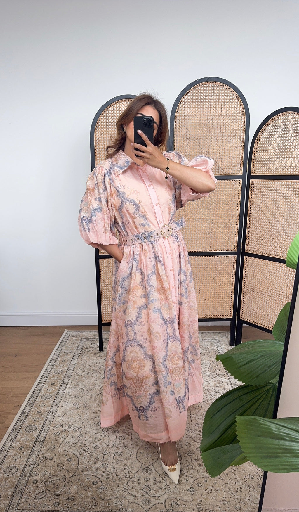 BLUSH BAROQUE ROBE - YANI