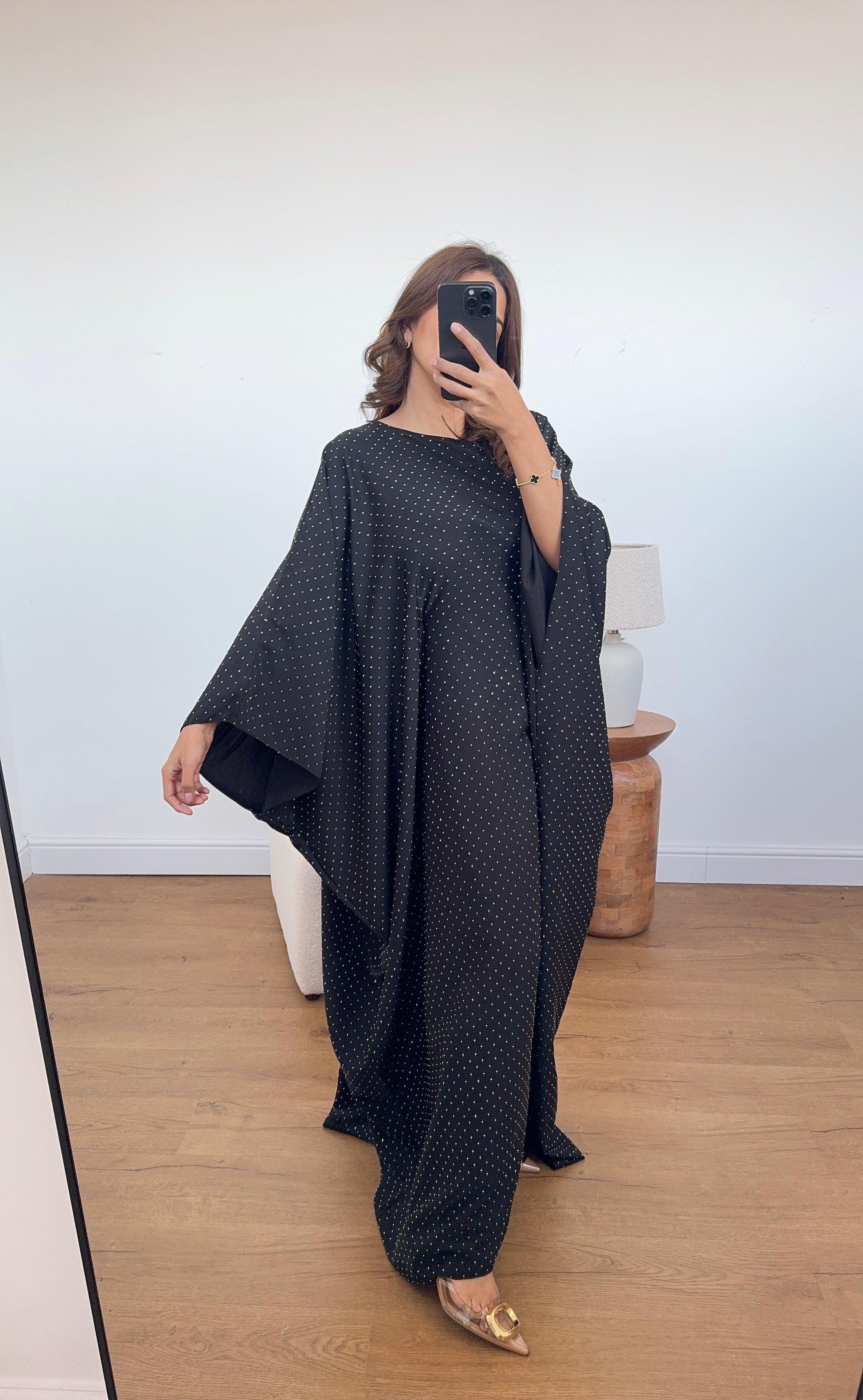 NINA CAFTAN EN NOIR
