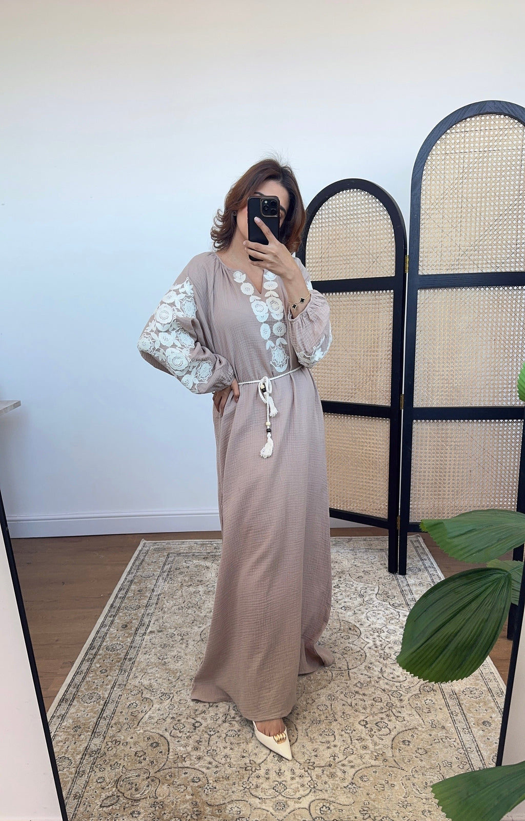 ROBE COTON NUDE - YENA