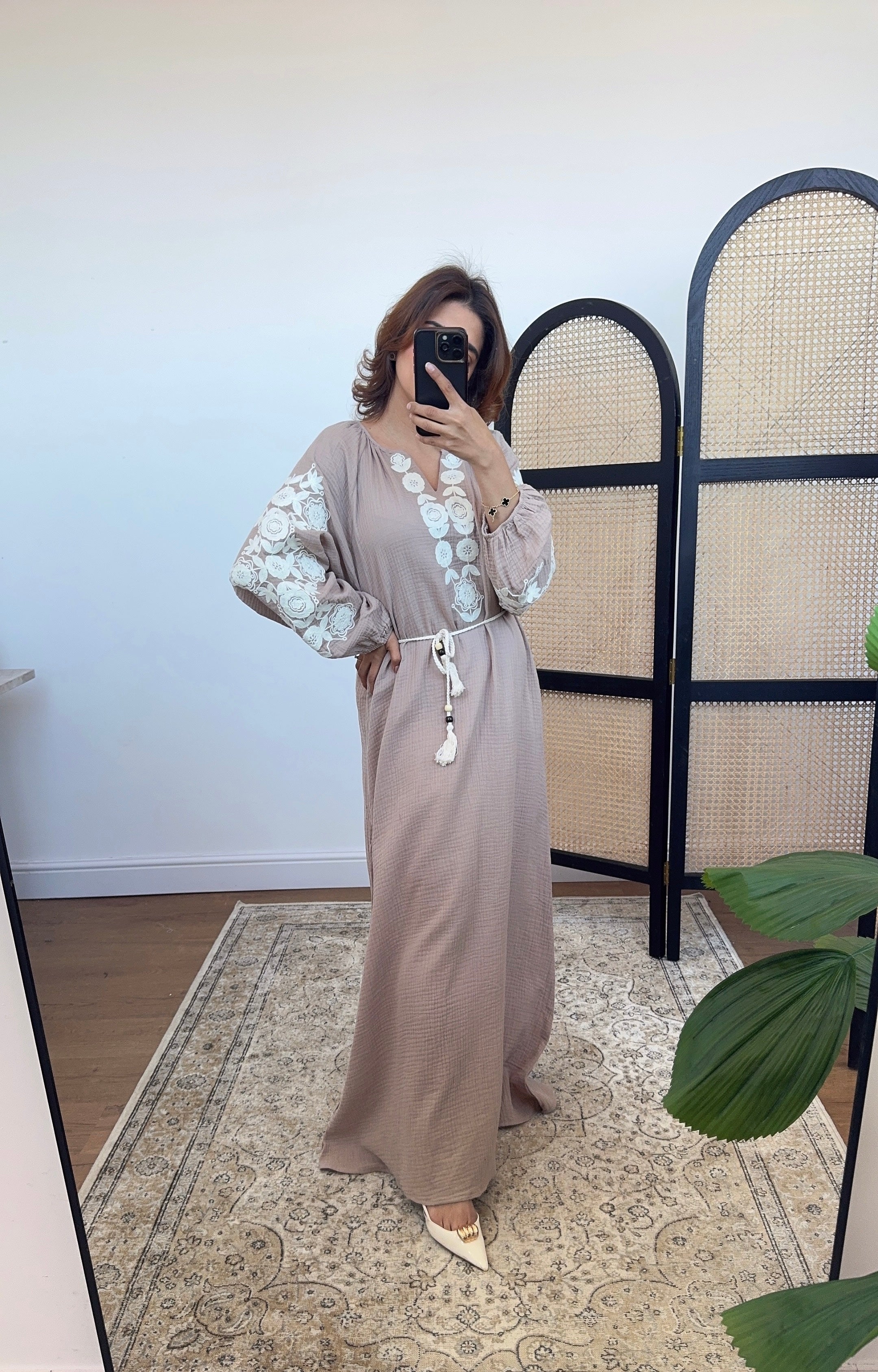 ROBE COTON NUDE - YENA
