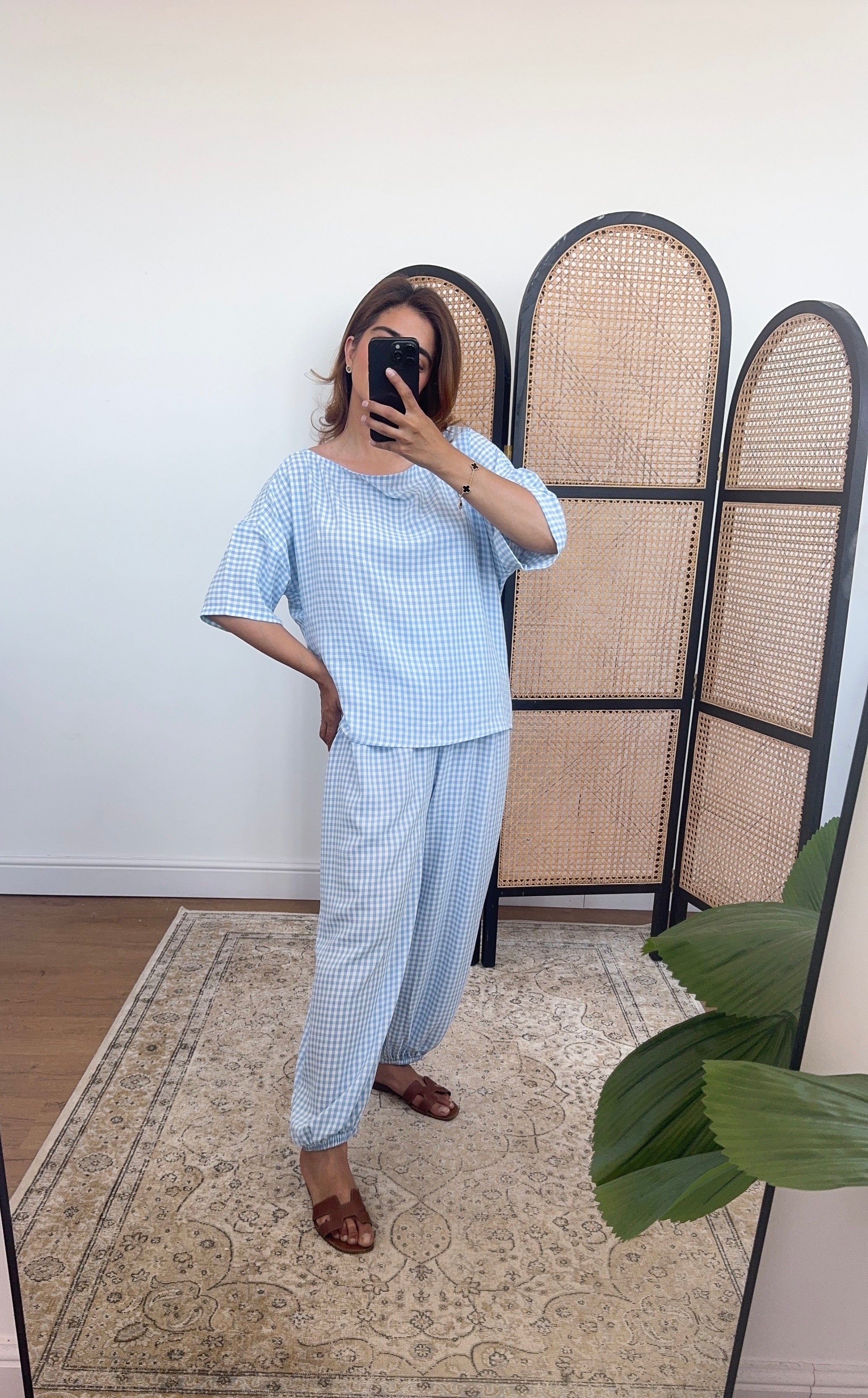 ENSEMBLE VICHY BLEU - RERA