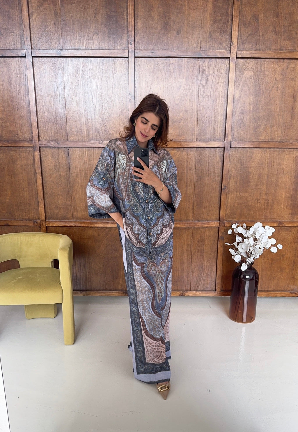 LUXE BOHEMIAN CACHEMIRE ENSEMBLE - SERAFIA