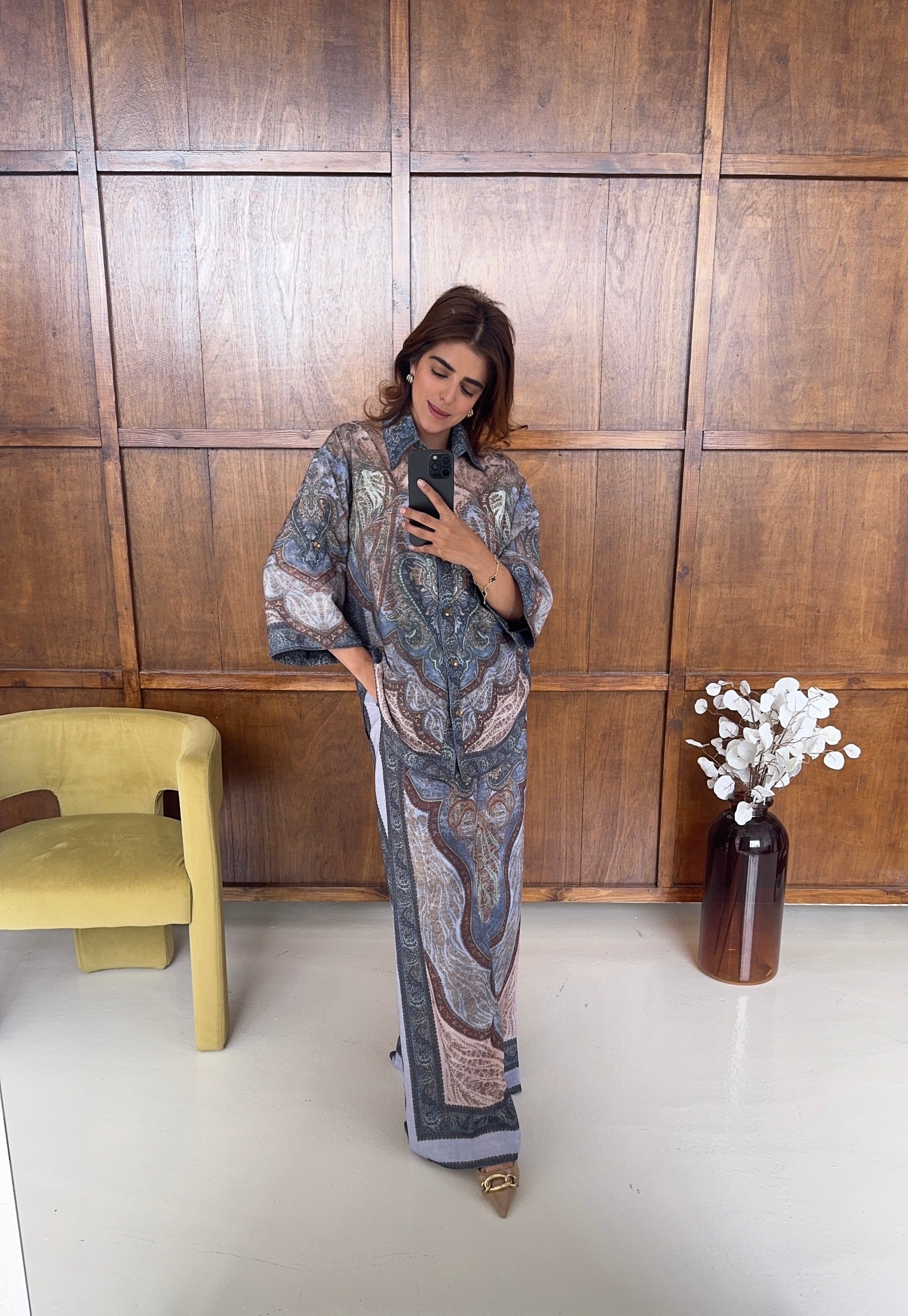 LUXE BOHEMIAN CACHEMIRE ENSEMBLE - SERAFIA