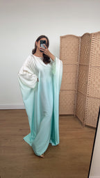 ANALIA CAFTAN EN OMBRÉ AQUA