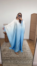 ANALIA CAFTAN EN OMBRÉ SKY BLEU