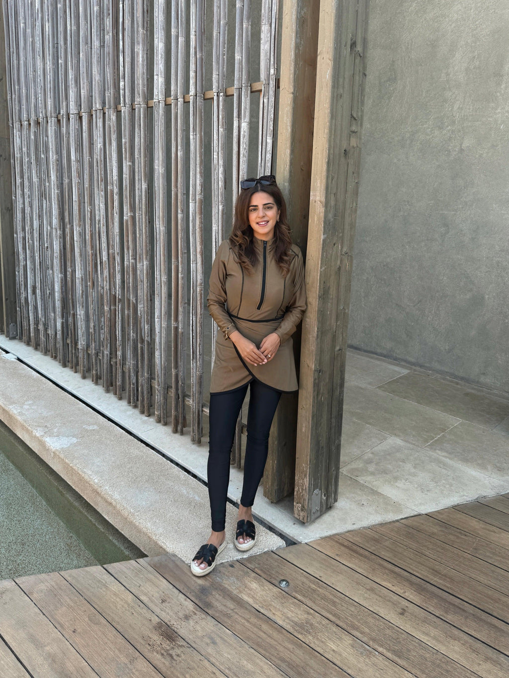 KEYA MAILLOT DE BAIN EN OLIVE